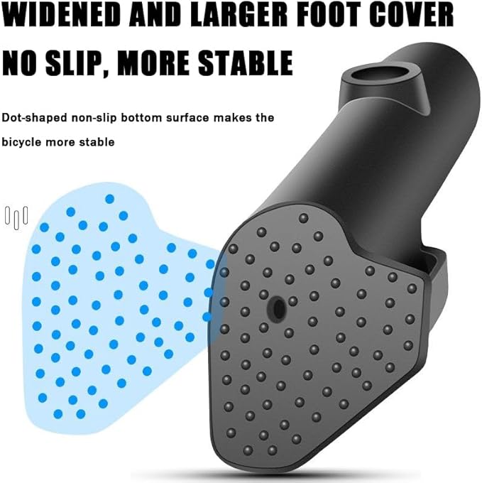 Bike Kickstand for Cannondale Quick 4, Aluminum Adjustable Kickstand Foot Side Stand Suppor Rear Side Bicycle Stand with Non-Slip Rubber Foot,B