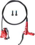FukkeR Mountain Bikes Hydraulic Disc Brake Kit Left Rear 1400mm Aluminum Alloy Bicycles Brakes with is/PM Adapter for Road Bicycles BMX XC Trail E-Bikes Fat Bikes