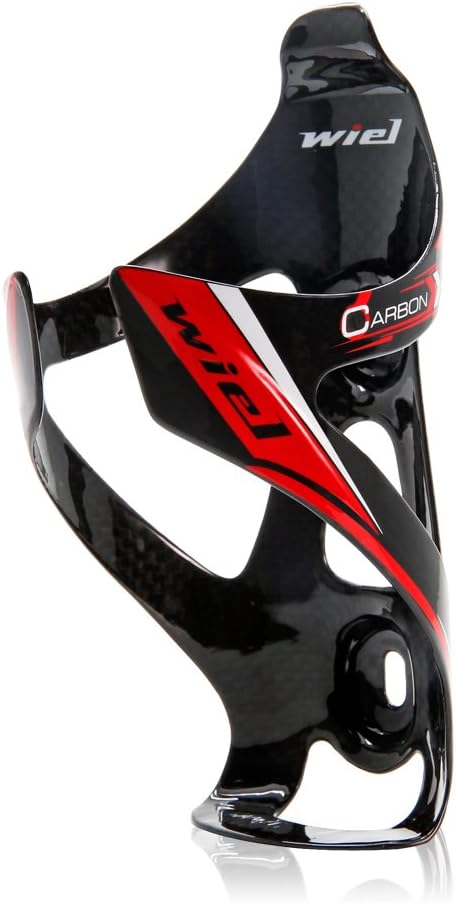 Wiel Full Carbon Fiber Bicycle Bike Light Drink Water Bottle Cage Holder