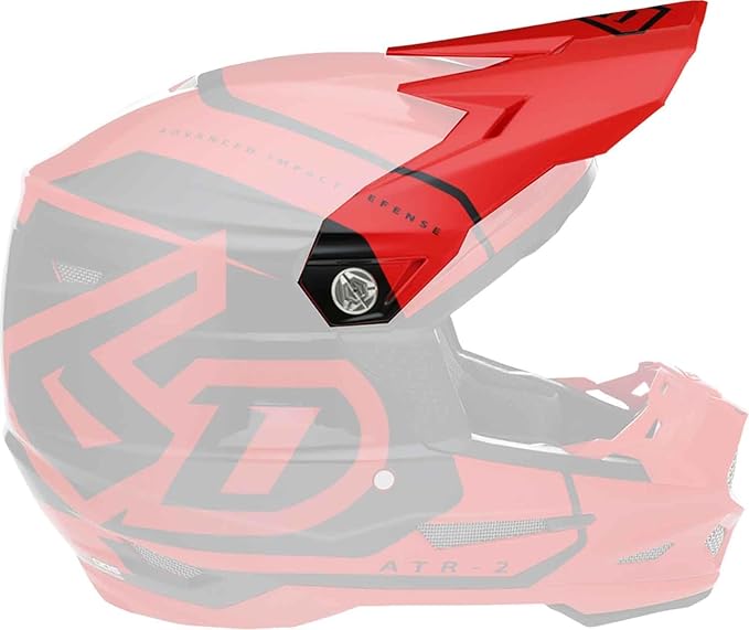 6D Helmets | ATR-2 (2024 - Newer) Motorcycle Helmet Replacement Visor | Torque Red
