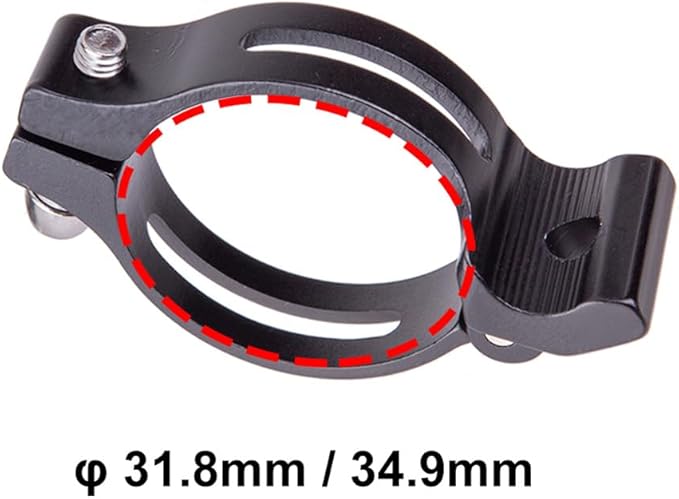 Chain Guide Mountain Bike, MTB Chain Guide, Chain Guide Protector Aluminium Alloy, Bicycle Chain Protector, Clamp Mount Chain Stabilizer, Bike Chain Guard for Most Bicycle red 34.9 clamp Ring
