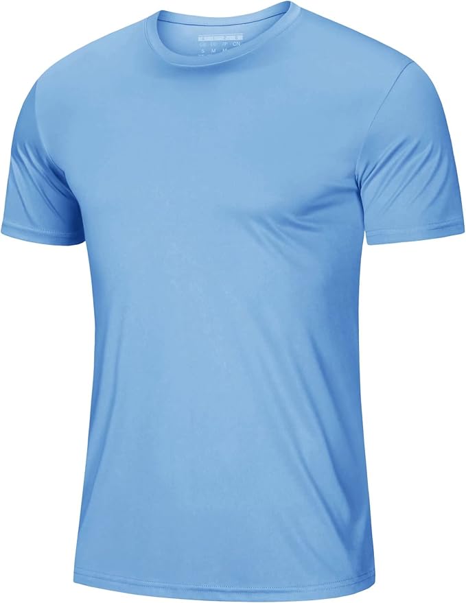 MAGCOMSEN Men's Short Sleeve UPF 50+ T-Shirt Quick Dry Workout Athletic Running Swim Tops Tee Rash Guard Performance Shirts