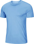MAGCOMSEN Men's Short Sleeve UPF 50+ T-Shirt Quick Dry Workout Athletic Running Swim Tops Tee Rash Guard Performance Shirts