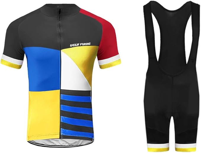 UGLY FROG Cycling Jersey Short Sleeve Men MTB Bike Clothing Road Bicycle Shirts Shorts Padded Pants DXMX01