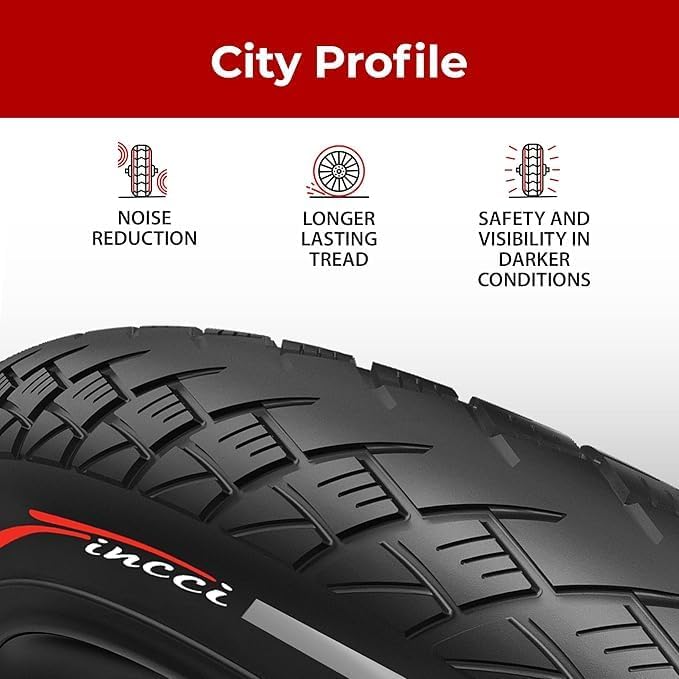 Fincci Pair 700x35c Tire Foldable 37-622 with 1mm Antipuncture Protection for Cycle Road Mountain MTB Hybrid Touring Electric Bike Bicycle with 700 x 35c Tires - Pack of 2