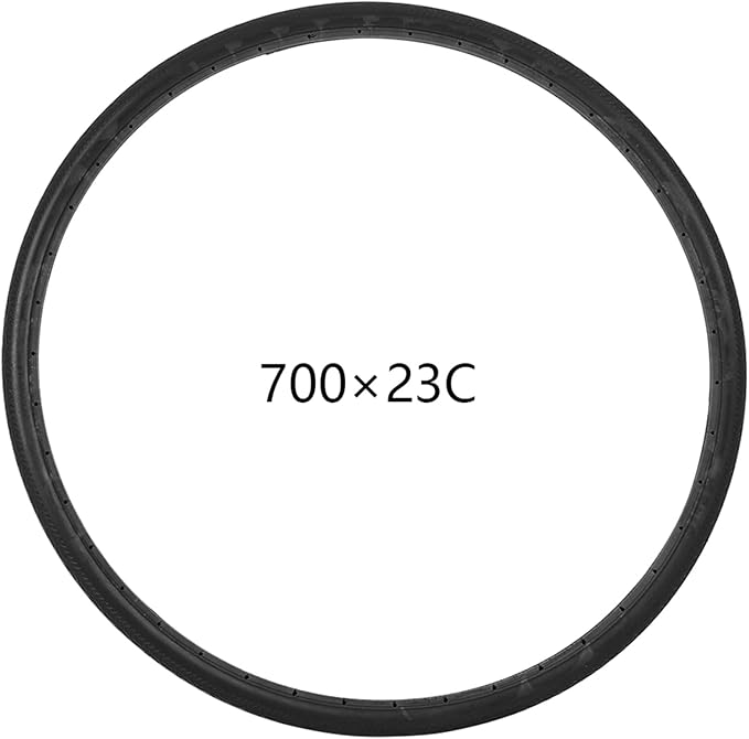 ZJchao 700x28c Polyurethane Solid Road Tire, 700C Tire for Cycling Race Road Racing (Black)