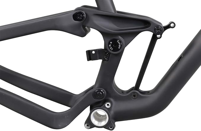 ICAN P1 27.5er 650B Plus Carbon Fiber Full Suspension Frame Mountain Boost Trail Mountain Bike Rear Spacing 12x148mm (XS)
