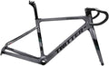 700c Road Bike Carbon Frameset Disc Brake Racing Frame 45/48/51/54CM BB86 Thru Axle 100/142mm Internal Routing(Dark Gray,51CM)