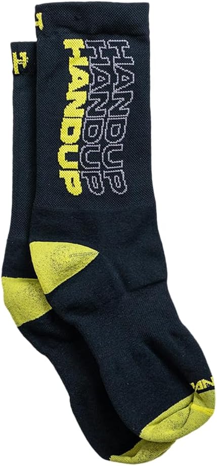 Handup FootDown Cycling Socks - Non Compression Lightweight 90% Nylon 10% Spandex Blend Socks - Made in the USA