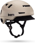Bern Hudson MIPS Adult Bike Helmet with Rotational Impact Safety, up to 27 MPH│Adjustable│Safety Light Included│For Bikes, E Scooters, E Bikes +│Fully Certified