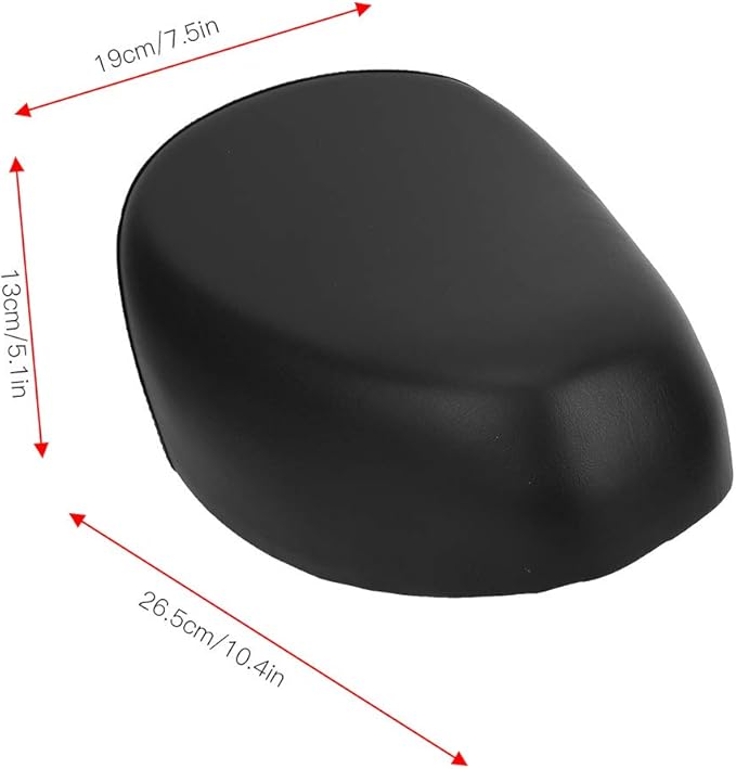 Bike Saddle, Shockproof Folding Anti-Slip Lightweight Durable Comfort Saddle Easy Install for Electric Bike Commuters Cyclists Urban Riders Touring Trips City Commutes