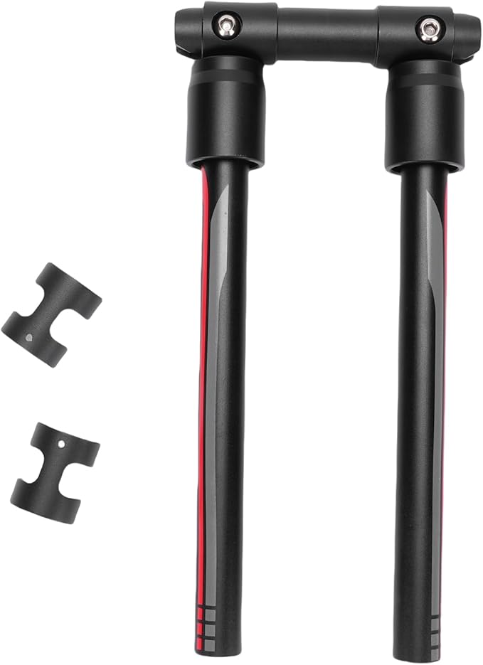 Foldable Bike Handlebars, Space Saving Quick Release Design, Aluminum Alloy Handlebar for Mountain Bikes Scooters Commuters Outdoor Riding Storage