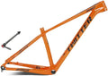 Carbon Mountain Bike Frame 27.5er 29er Hardtail Bike Frame XC/AM 15''/17''/19'' Disc Brake Bike Frame Thru Axle 12x142/148mm Internal Routing(Orange,29 * 19'')