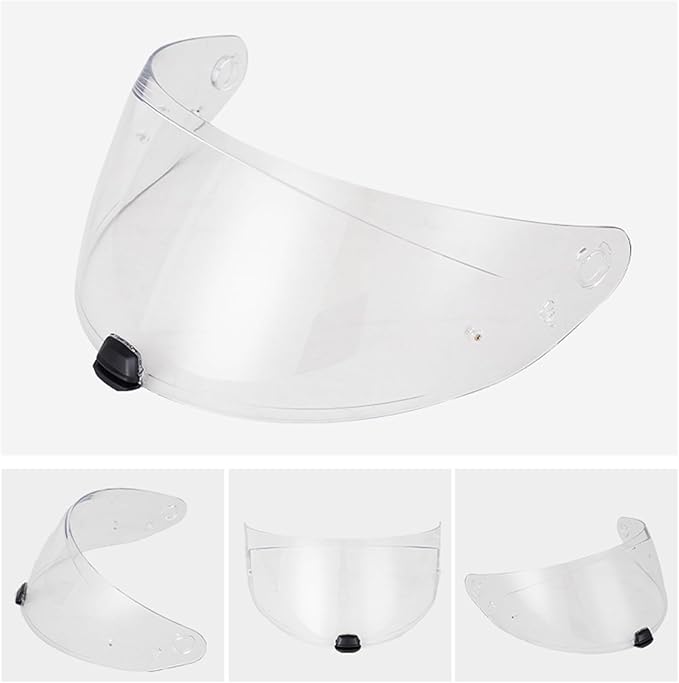 Helmet Visor Replacement Face Shield for HJ-31 i70/i10 Shield Visor Wind Shield Helmet Lens (Clear)