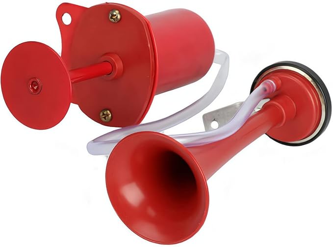 Bike Horn, Metal Classic Air Horns Loud Sounds Bicycle Horn,Bicycle Accessories， for Any Vehicles as Golf Carts, Boats, RV's, Bicycles, Motorcycles