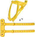ZONKIE Bicycle Bottle Cages, Plastic Bike Bottle Holder with Cage Mounting Base (Yellow)