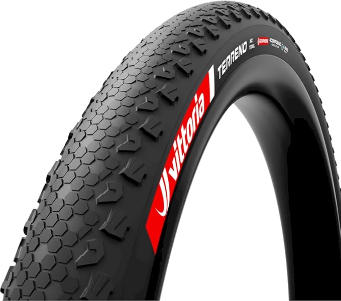 Vittoria Terreno XC Trail Tubeless Ready Mountain Bike Tire - 4C Graphene Reinforced Casing for Hardpack & Dry Trail Terrain