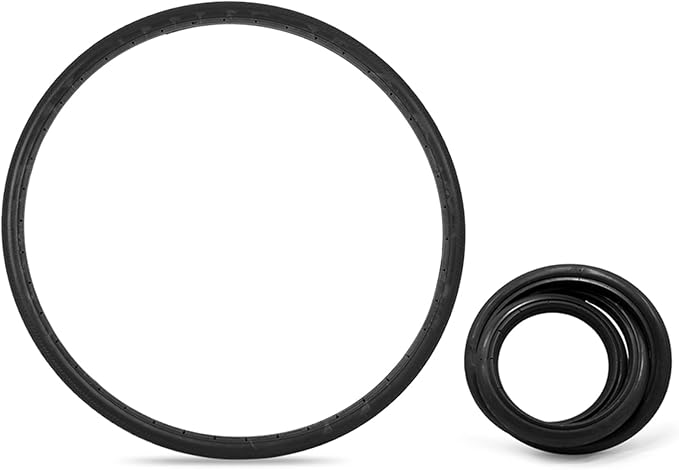 ZJchao 700x28c Polyurethane Solid Road Tire, 700C Tire for Cycling Race Road Racing (Black)