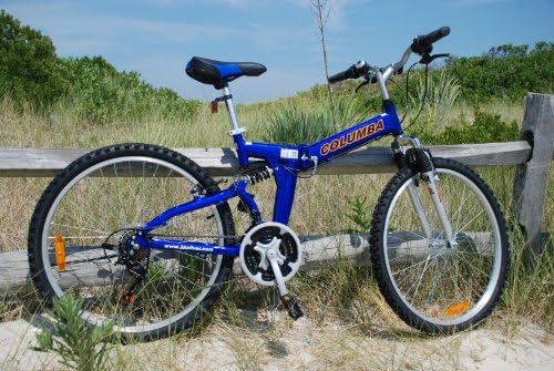 Columba 26 Inch Alloy Folding Bike w.18 Speed & Double Suspension