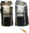 Pirelli Scorpion Sport XC M 29 x 2.2 & XC M 29 x 2.4 Black Folding Tire for Mountain Bikes - Mixed Terrain Performance, Lightweight and Durable for Varied Terrain with Pirelli Scorpion Keychain.