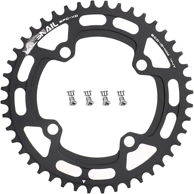 CYSKY 104 BCD Chainring 30T to 52T Narrow Wide Chainring with Sprocket Bolts for 1x Set-up Road Bike Mountain Bike BMX MTB Gravel Ebike