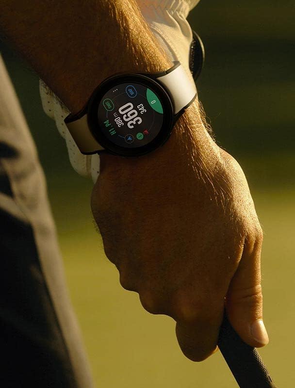 SAMSUNG Galaxy Watch 5 Pro Golf Edition, 45mm Bluetooth Smartwatch w/ Body, Health, Fitness and Sleep Tracker, Improved Battery, Enhanced GPS Tracking, US Version, Black Bezel w/Two-Tone Band