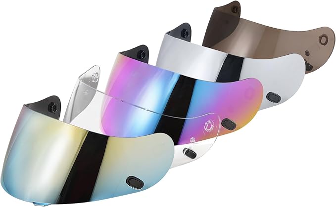 HJ-09 Helmet Visor Face Shield Compatible with CL-15/ CL-16/ CL-17/ CL-SP/AC-12 /FS-10/ CS-R1/ IS-16/ CS-R2/ TR-1 (Gold)
