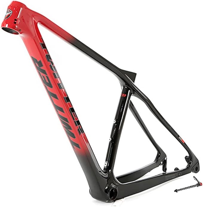 27.5er 29er Bike Frame Carbon Fiber Hardtail Mountain Bike Frame 15''/17''/19'' XC Disc Brake Frame Thru Axle Internal Routing(27.5 * 15'')