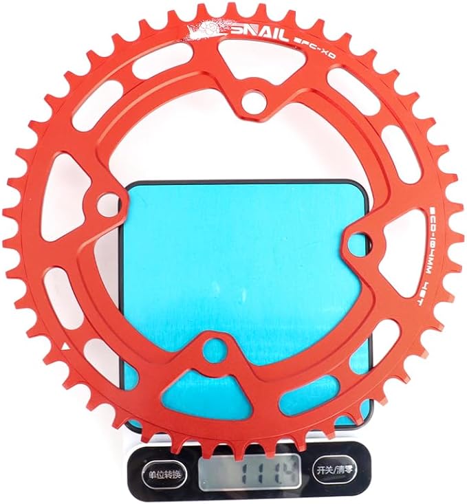 CYSKY 104 BCD Chainring 30T to 52T Narrow Wide Chainring with Sprocket Bolts for 1x Set-up Road Bike Mountain Bike BMX MTB Gravel Ebike