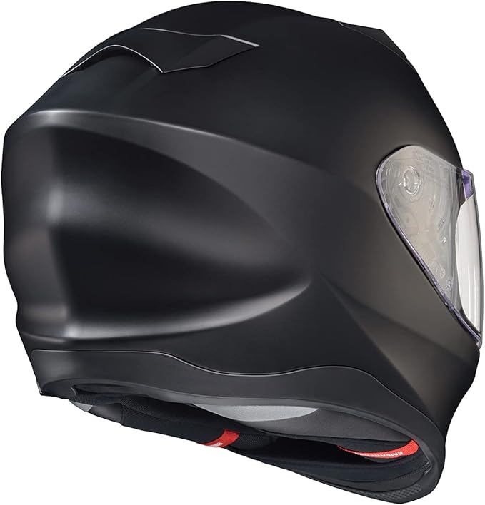 ScorpionEXO T520 Full Face Touring Motorcycle Helmet with Bluetooth Ready Speaker Pockets DOT ECE Approved Solid (Matte Black - Small)