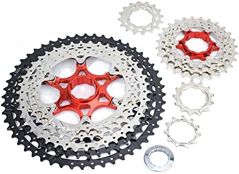 VG SPORTS 8/9/10/11/12 Speed Ultra-Light Bike Cassette for Mountain Bike 11-40T/11-42T/11-46T/11-50T/11-52T MTB Cassette Lightweight Aluminum Bracket Cassette