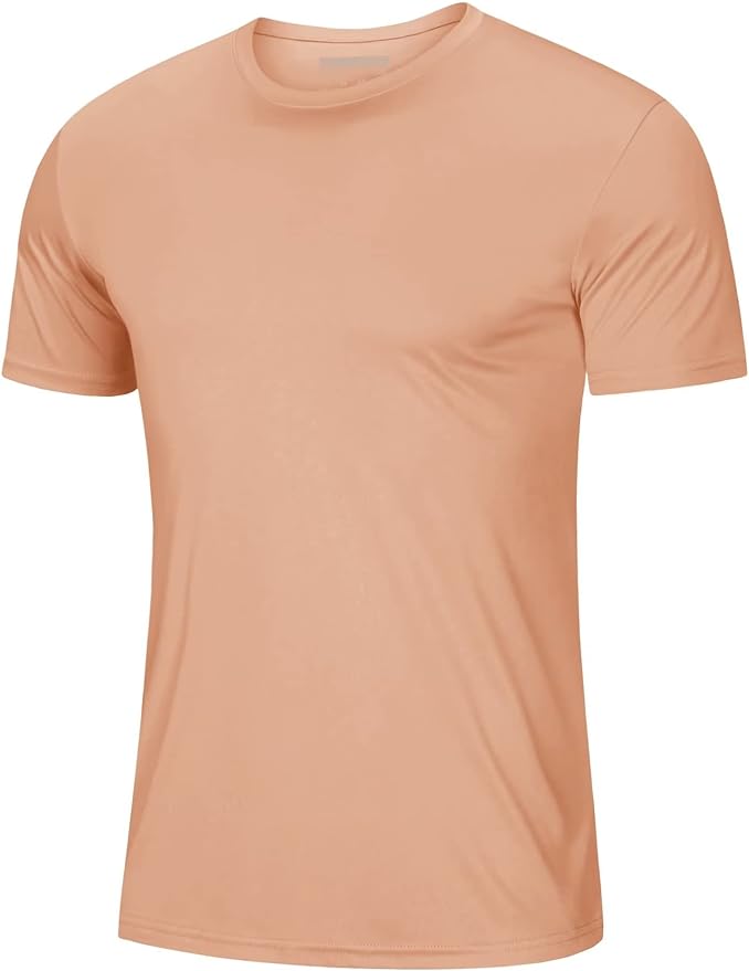 MAGCOMSEN Men's Short Sleeve UPF 50+ T-Shirt Quick Dry Workout Athletic Running Swim Tops Tee Rash Guard Performance Shirts