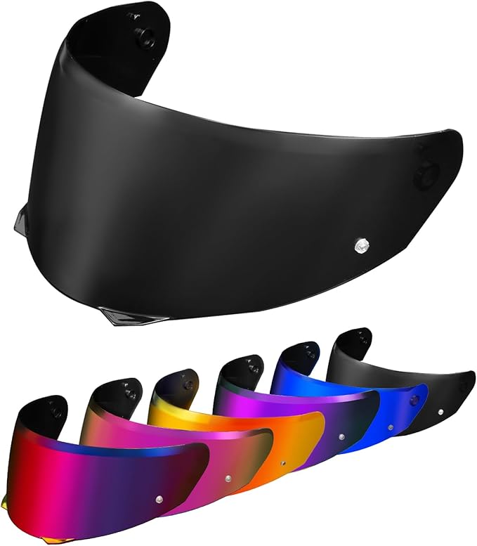 PSLER i90 Visor - HJ-33 Helmet Tinted Visor i90 Face Shield Motorcycle Helmet Visor for i90 HJ-33,Dark Black