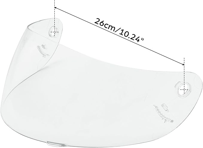 TCMT Clear Motorcycle Scooter Replacement Flip Up Full Open Face Helmet Visor Shield For TCMT DOT Adult Street Bike ATV Helmet Anti-fog treatment Anti-UV treatment Anti-scratch treatment