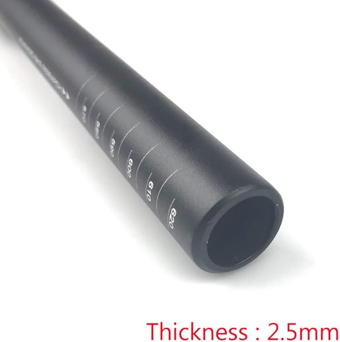 25.4mm Lightweight Aluminum Alloy MTB Bike Handlebar Cycling Bicycle Riser/Flat Bar 600mm Long for Mountain Bike