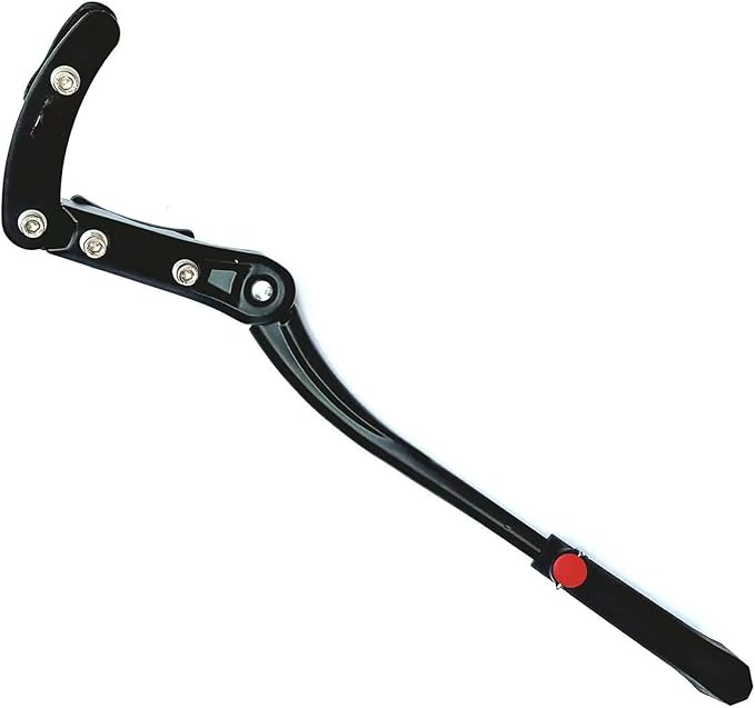 BAFOVY Adjustable Bike Kickstand, Aluminum Alloy Rear Side Bicycle Stand with Height Adjustment from 48cm to 52cm, for Mountain Road BMX Bikes