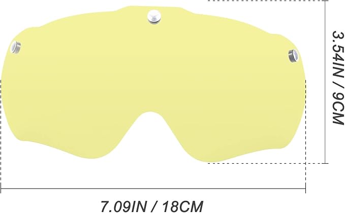 Shinmax Bike Helmet Magnetic Visor Removable Goggles Shield Only for Cycling Helmet in Model Bc-049&Bc-001&Bc-002