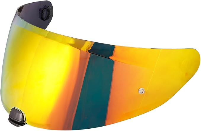 Hj-31 Motorcycle Helmet Visor,Shield Replacement Visor for i10 /i70,Motorcycle Visors,Motorcycle Helmet Visor Accessories(Chrome Red)
