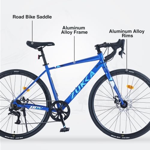 700C Road Bike,7 Speed Road Bike, for Men Women,Aluminum Alloy Frame