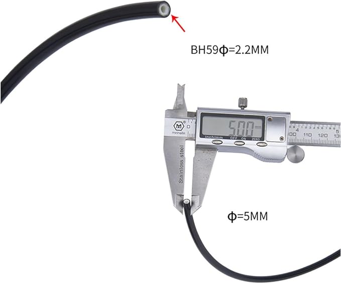 2.5M bicycle hydraulic brake line with olive connector insert, brake hose hydraulic disc brake hose repair kit with olive connector inserts accessories BH59