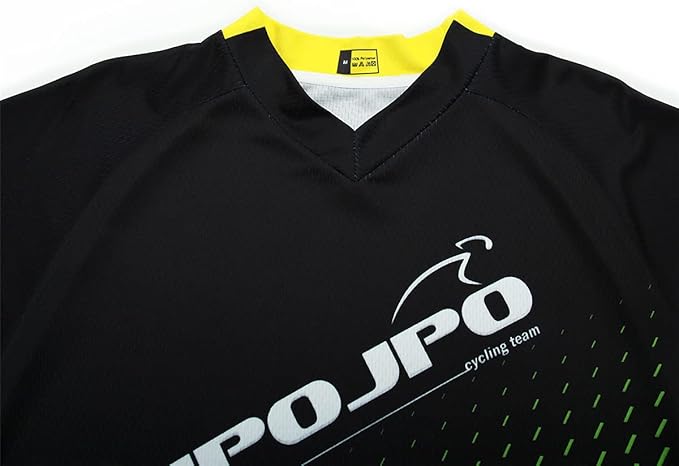 Men's Mountain Bike Jersey Long Sleeve MTB Off-Road Motocross Jersey Quick Dry Downhill&Motocross Shirts