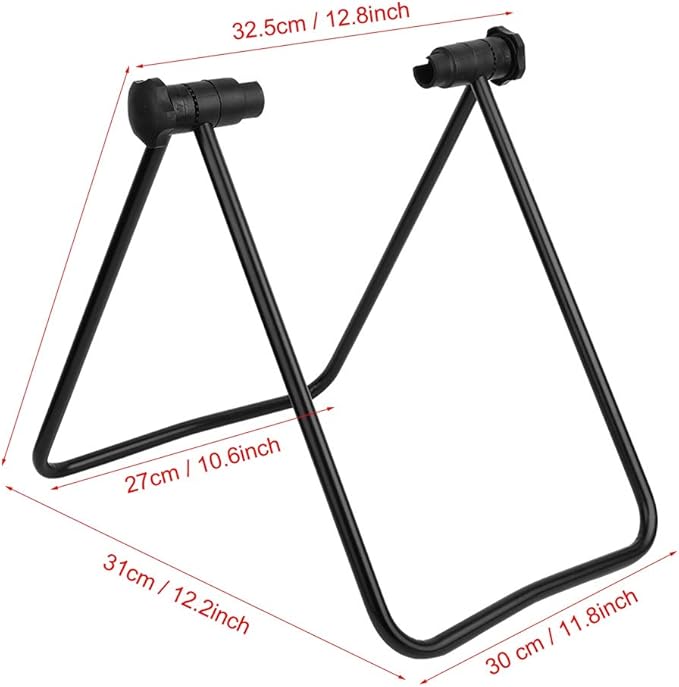 Cocoarm Repair Stand Floor Type Parking Rack Stand Floor Parking Rack Adjustable Height, Foldable Mechanic Repair Rack Stand for Storage