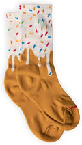 Handup FootDown Cycling Socks - Non Compression Lightweight 90% Nylon 10% Spandex Blend Socks - Made in the USA