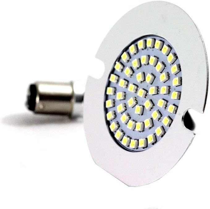 Eagle Lights 3.25 inch LED Turn Signals Flat Style Generation II with White Running Lights Front (1157) and Rear Amber (1156) Turn Signals For Harley Davidson® Motorcycles with Smoked Lenses