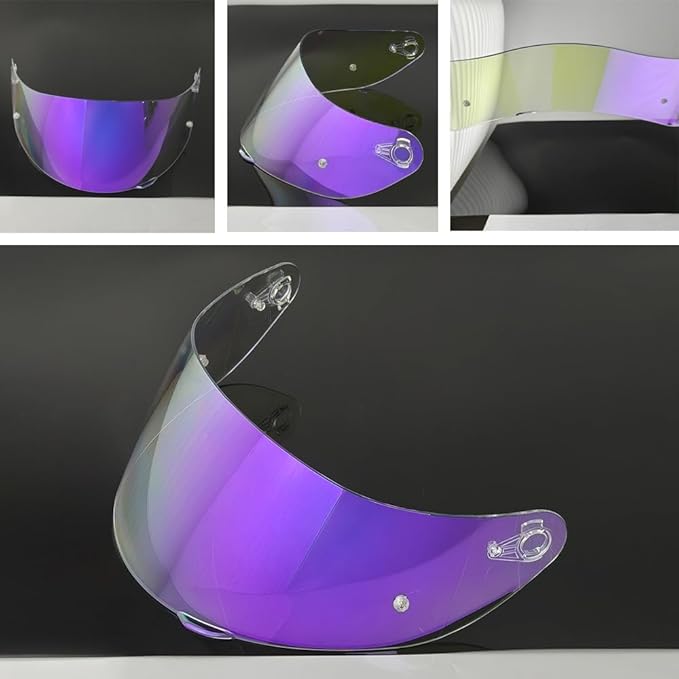 902 Helmet Visor Replacement. Helmet Face Shield UV Protection Compatible with ILM 902,902L,902BT (Revo Clear Purple-Day&Night Use)