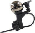IMIKEYA Vintage Bike Bell and Scooter, Silver Removable Handlebar Ring Bell, Loud Crisp Sound Bicycle Accessory for Mountain and Road Bikes