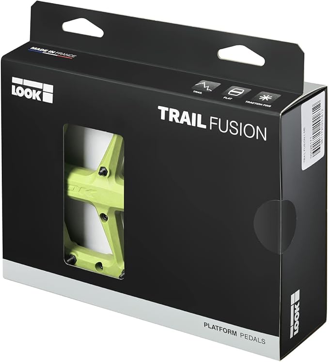 LOOK Cycle – Trail Fusion – MTB Pedals – Flat Pedals – Black – RED – Lime – ICE-Blue - Purple