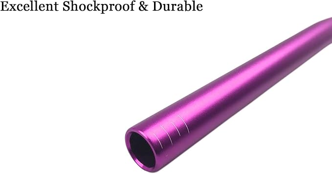 Wake 31.8mm MTB Mountain Bike Handlebar, Aluminum Alloy Mountain Bike Bicycle Riser Handlebar Extra Long 720/780mm with Paint Matte Surface (Purple, 720mm)