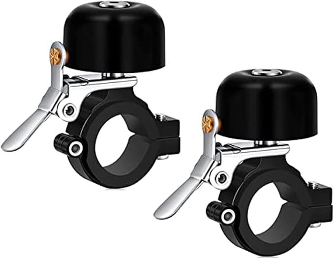 Greallthy Bike Bell Classic Brass Bicycle Bell,Bike Bells for Adults Kids, Loud Retro Bell for Road & Mountain Bikes, Universal Handlebar Fit