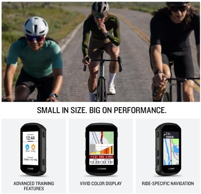 Garmin Edge 850 Compact GPS Cycling Computer, 2.7" Color Touchscreen Display, Bike-Specific Mapping, Advanced Training & Performance Insights + Silicone Case w/ Wearable4U PowerBank Bundle